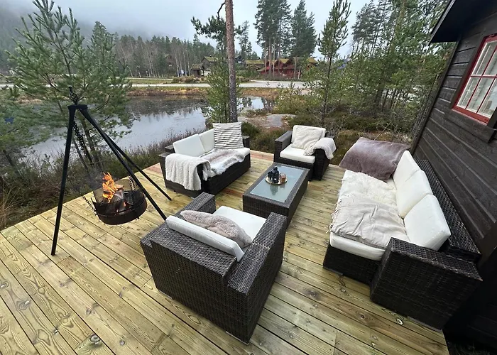 Feriehus Cozy With Great View And Immediate Proximity To The And Swimming Area Vrådal