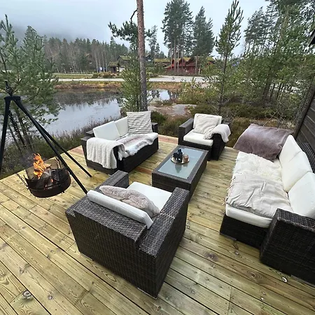 Semesterbostad Cozy With Great View And Immediate Proximity To The And Swimming Area Vrådal
